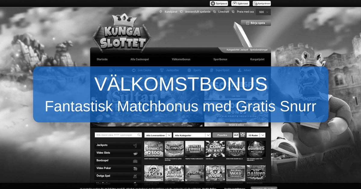 Välkommen till Kungaslottet Casino